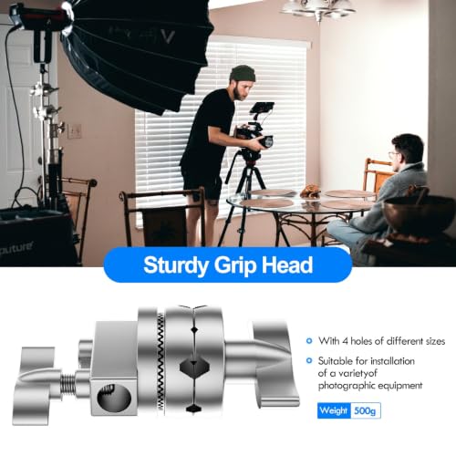 Image of EMART 10ft Heavy Duty C Stand with Boom Arm 100% Stainless Steel-2 Pack