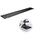 Ruedamann 0.6" Rise Threshold Ramp for Doorways, Sturdy Rubber Threshold Ramp, Non-Slip Power Door Ramps for Wheelchairs is Adjustable and Cuttable for Doorways, Curb, Scooters, Driveways