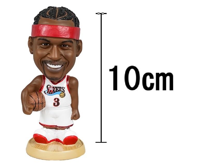 アイバーソン ボブルヘッド人形 Amazon | NBA バスケットボール 選手 ボブルヘッド フィギュア 二頭身