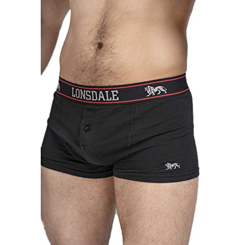 Lonsdale London Oakworth Männer Boxershort schwarz XL 95% Baumwolle, 5% Elasthan Geschenke, Streetwear