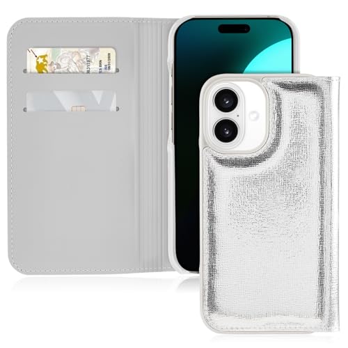 Étui Portefeuille Kate Spade iPhone 16 Argent