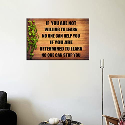 Inspirational Wall Art For Office Motivational Quotes Canvas Wall Art Positive Energy Poster Print Office Quote Wall Art Contemporary Canvas Painting Home Kitchen Bedroom Decoration [18''W X 12''H] #TOP2
