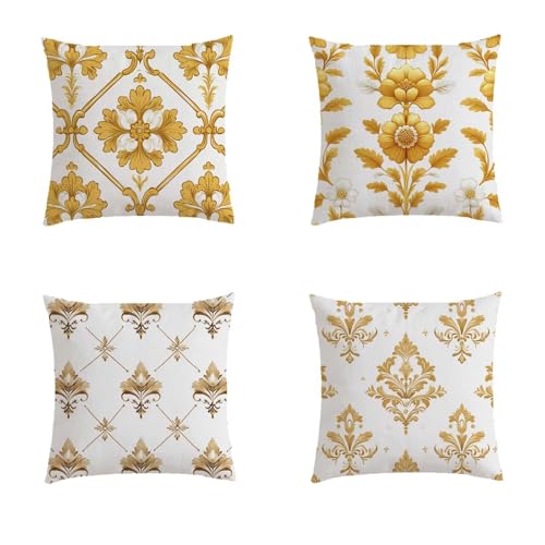 Housse coussin 80x80cm imperméable pour rénover canapé extérieur salon de jardin