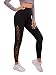 SweatyRocks Leggings Women Yoga Workout Pants High Waist Cutout Tights