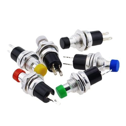 Mini interrupteur à bouton-poussoir momentané PBS-110 de 7mm 1NC pour modélisme ferroviaire