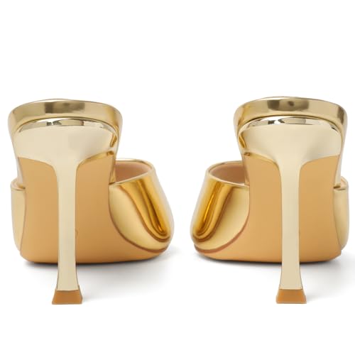 Image of Mostrin Kitten Heels for Women Round Toe Heels With Bow Vintage Mules Sexy Slip on Stiletto Backless Sandals for Party Daily