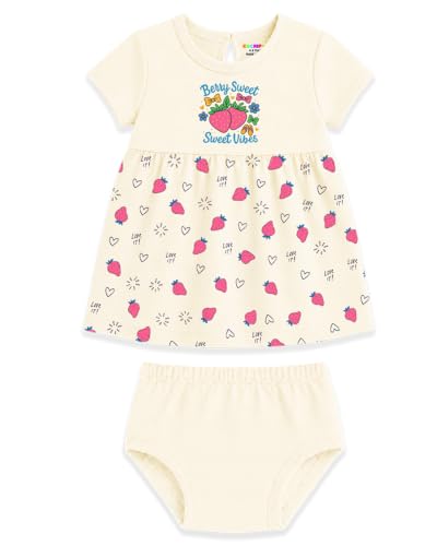 Image of Kuchipoo Baby Girls 100% Cotton Frock and Panty Set - Pack of 3