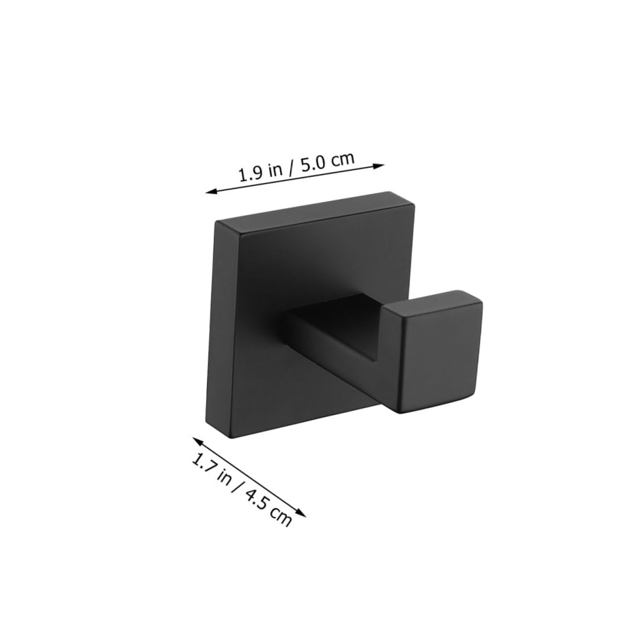 SOLUSTRE 2pcs Stainless Steel Wall Hooks Towel Holders for Bathroom Kitchen Entryway Versatile Coat Hangers for Towels Clothes Hats and Handbags Modern Design