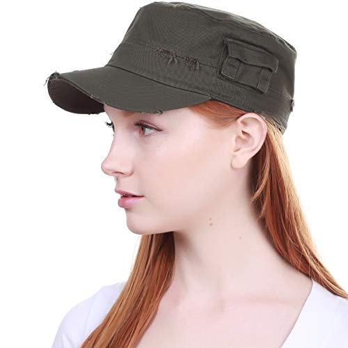 Image of KB-Ethos Cadet Army Cap Basic Everyday Military Style Hat (Now with STASH Pocket Version Available)