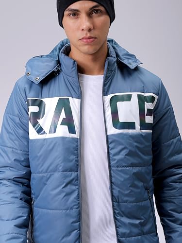 Image of The Indian Garage Co Men's Polyester Standard Puffer Jacket