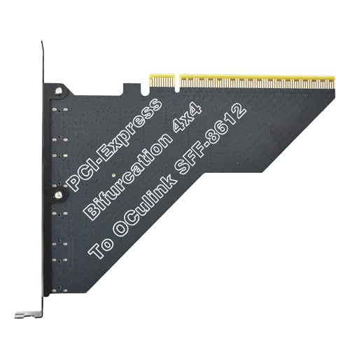 Image of Gen4 PCIe to Oculink SFF-8612 Adapter SFF-8611 External Graphics Card for GPU Dock, eGPU, NVMe SSD (PCIe x16 to Oculink)