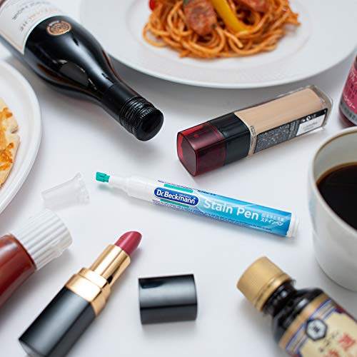 Dr. Beckmann Instant Stain Remover Pen, Quick & Easy Spot Cleaner for Clothes, Portable Travel Size, Works on Food, Drink & Makeup Stains, 9ml