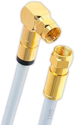 Cavo coassiale satellitare digitale TV 5 nbsp vie 135dB F-plug cavo antenna classe A ultra 10m Wei 90 Cavo coassiale satellitare digitale TV 5 nbsp vie 135dB F-plug cavo antenna classe A ultra 10m Wei 90