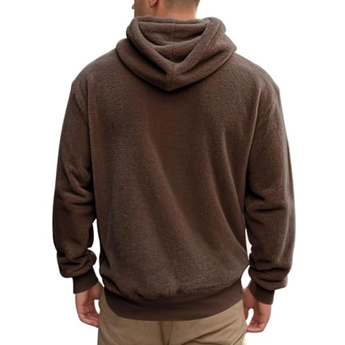 Big and Tall Hoodies for men Casual Long Sleeve Hooded Drawstring Fall Winter Oversized Sweatshirts With Pockets3
