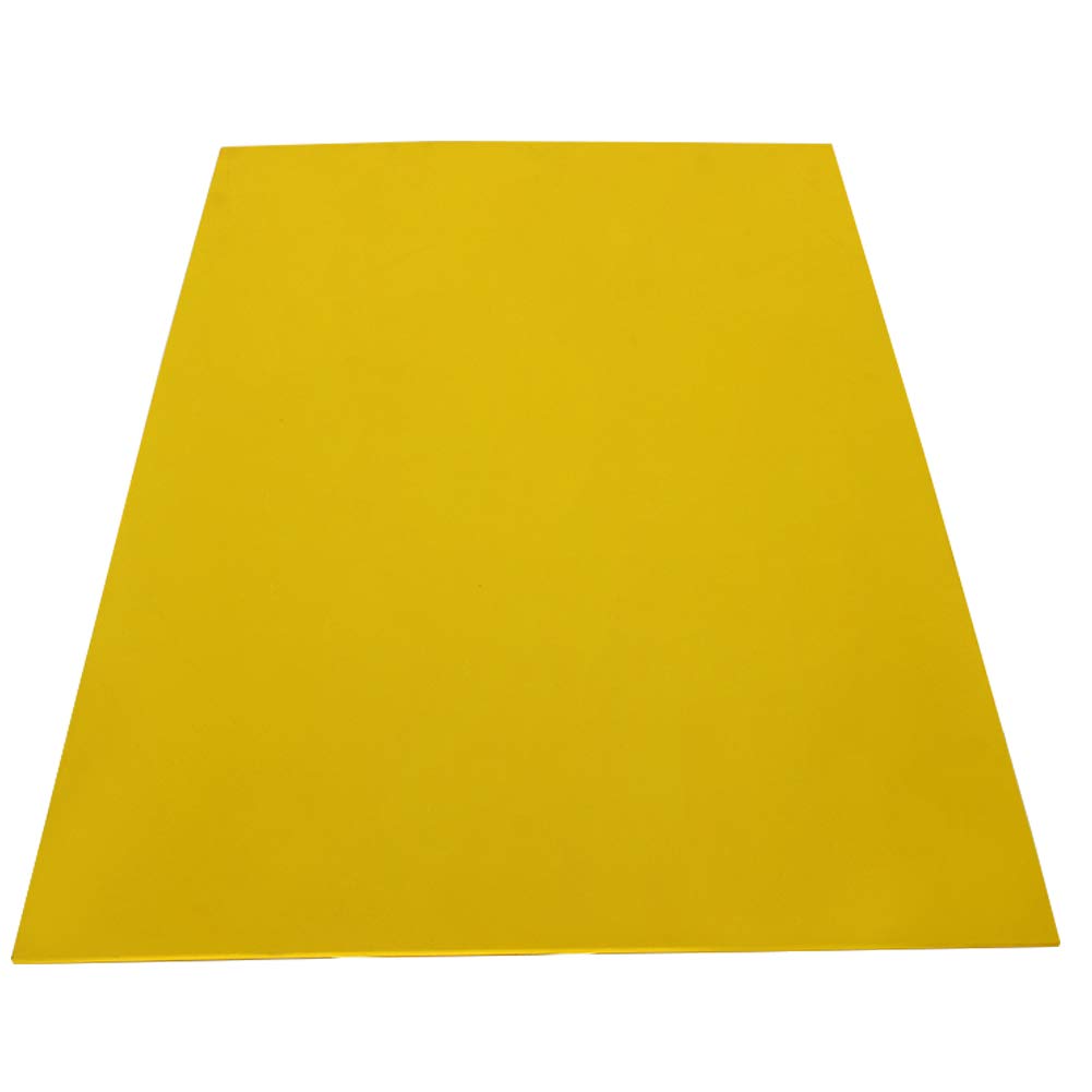 Othmro 2 pannelli in schiuma di PVC, 40 cm x 60 cm, 3 mm di spessore, fogli gialli per cosplay, scrapbooking, progetti fai da te e artigianato