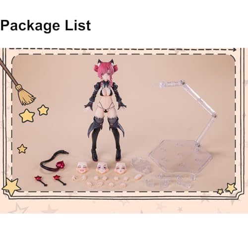 Figura de acción Wahohousee Mecha Girl 16.5 cm articulada miniatura 6
