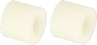 PATIKIL Round Spacer Washer, 12 Pack Nylon 8.2mm ID x 14mm OD x 12mm L for M8 Screws Block 3D Printer TV Wall Mounting Electrical Outlet, Beige