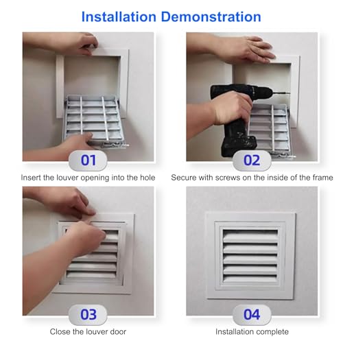 Panel de acceso para paneles de yeso 20x35cm blanco con interruptor oculto 7