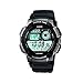 Price comparison product image Casio Gents 44.00mm Quartz Watch with LCD Digital dial and Black Plastic/Resin Strap Strap AE-1000W-1BVEF