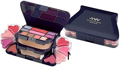 NYN 8 Eyeshadow, 1 Powder Cake, 8 Lip Colour, 2 Blusher Make Up Kit, Multicolor