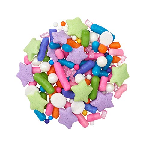 Jumbo Custom Fortune Cookie | Personalize Your Message | Hand Dipped In Chocolate | 'Fiesta' Sprinkles #TOP3