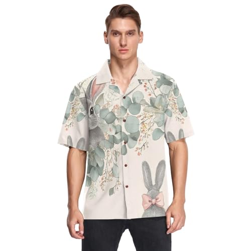 Camisa hawaiana de conejo hombre para conectar con la naturaleza y la libertad