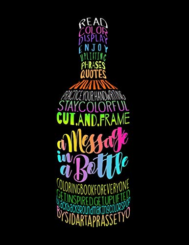 A Message in A Bottle: Coloring and lettering Pages for Everyone