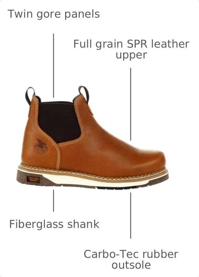 Image of Georgia Boot AMP LT Wedge Chelsea Work Boot