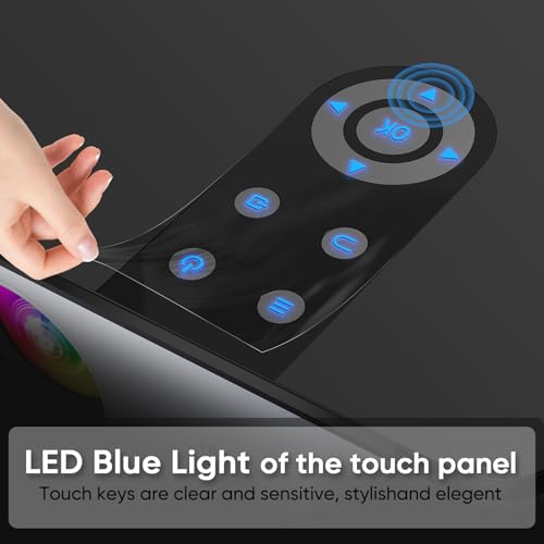 HORLAT Beamer 4K Heimkino 25000 Lumen, Full HD 1080P 【Android TV】, WiFi 6 Bluetooth Projektor, Auto/4P Trapezkorrektur 50% Zoom smart Projector für Smartphone/TV Stick