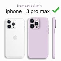 HGH für iPhone 13 Pro Max Hülle Silikon mit Lanyard, Handyhülle für iPhone 13 Pro Max Case Microfiber-Innenfutter Shockproof Kameraschutz Schutzhülle, Lila – Ansicht 2