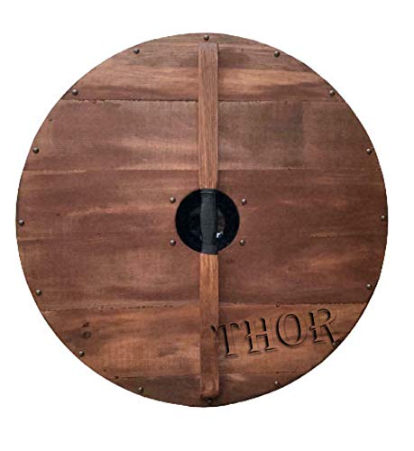 Viking Round Shield for Medieval LARP and Home Decor