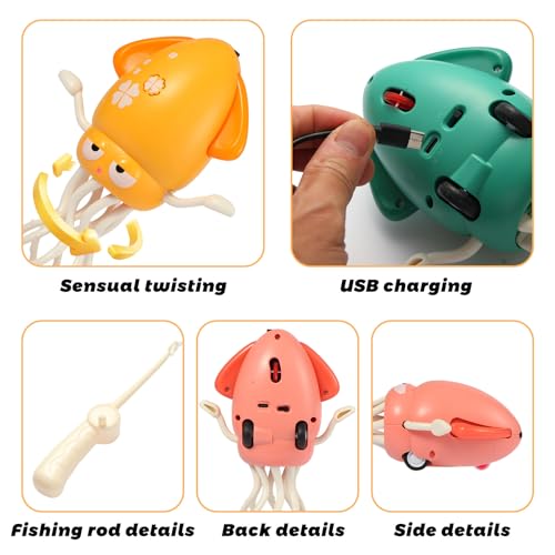 image for Anpole Electric Dancing Squid Toys，Automatic Obstacle Avoidance Sens