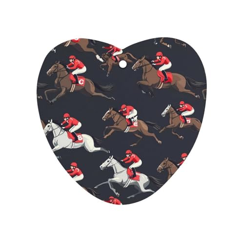 Runing Horse Car Air Freshener Hanging Aromatherapy Tablets for Car Accessories Love form