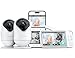 Dr.Care VistaView Baby Monitor Video e Audio WiFi 5' 1080P, Telecamera 2K con Visione Notturna HD, Rilevamento Pianto e Movimento, Batteria 5000mAh, Audio Bidirezionale, Portata 390m immagine