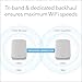 NETGEAR Orbi Whole Home Tri-Band WiFi 6 Mesh Network System (RBK663) – Router with 2 Satellite Extenders, Security Features, Coverage up to 6,600 sq. ft., 75 Devices - AX3800 (Up to 3.8Gbps)