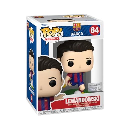 Funko Pop! Football: Barcelona - Robert Lewandowski - Barcelona FC - Figura de Vinilo Coleccionable - Idea de Regalo- Mercancia Oficial - Juguetes para Niños y Adultos - Sports Fans