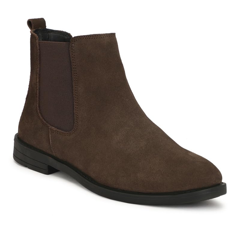 Suede Leather Chelsea Boot for Men's-image-45