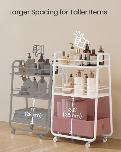 Save 15% on VASAGLE 3-Tier Rolling Storage Cart - $33.99 - Image 4