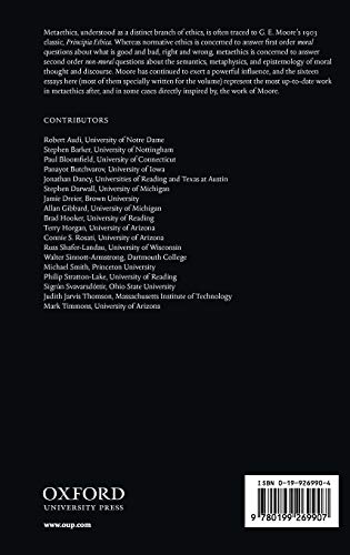 Metaethics after Moore