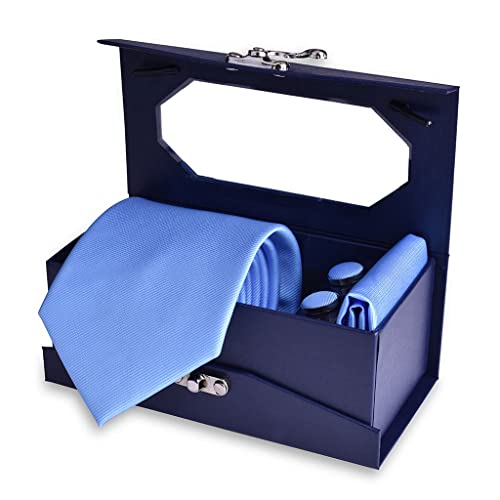 Set de corbata para hombre con caja de regalo