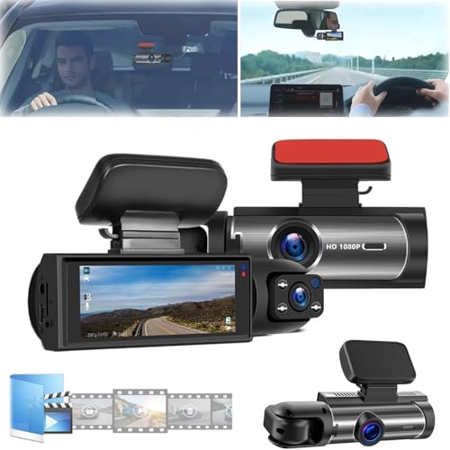 Enesy Car Dash Cam Front & Rear With Night Vision