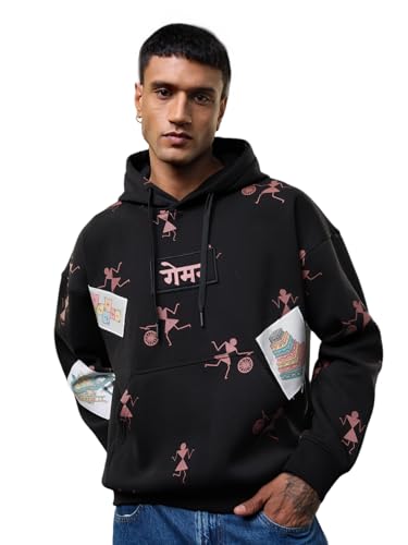 Sweat à capuche gamer pour homme fini les vêtements serrés grâce à la coupe large