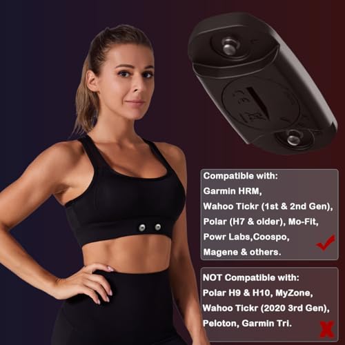HRM Sports Bra Compatible with Magene Polar Garmin Tickr Wahoo Coospo- Heart Rate Monitor Sports Bra2