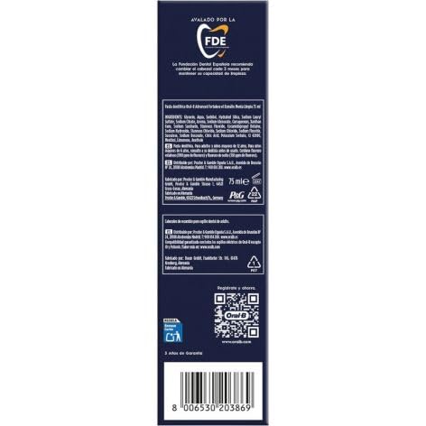 Oral-B Pro Vitality Cepillo de Dientes Eléctrico Azul - Pack Cepillo + 2 Recambios + Pasta Dientes
