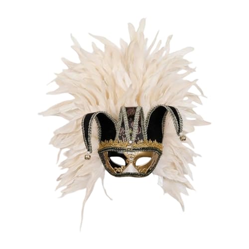 Masque vénitien en dentelle carnaval bleu métal pour costume de soirée