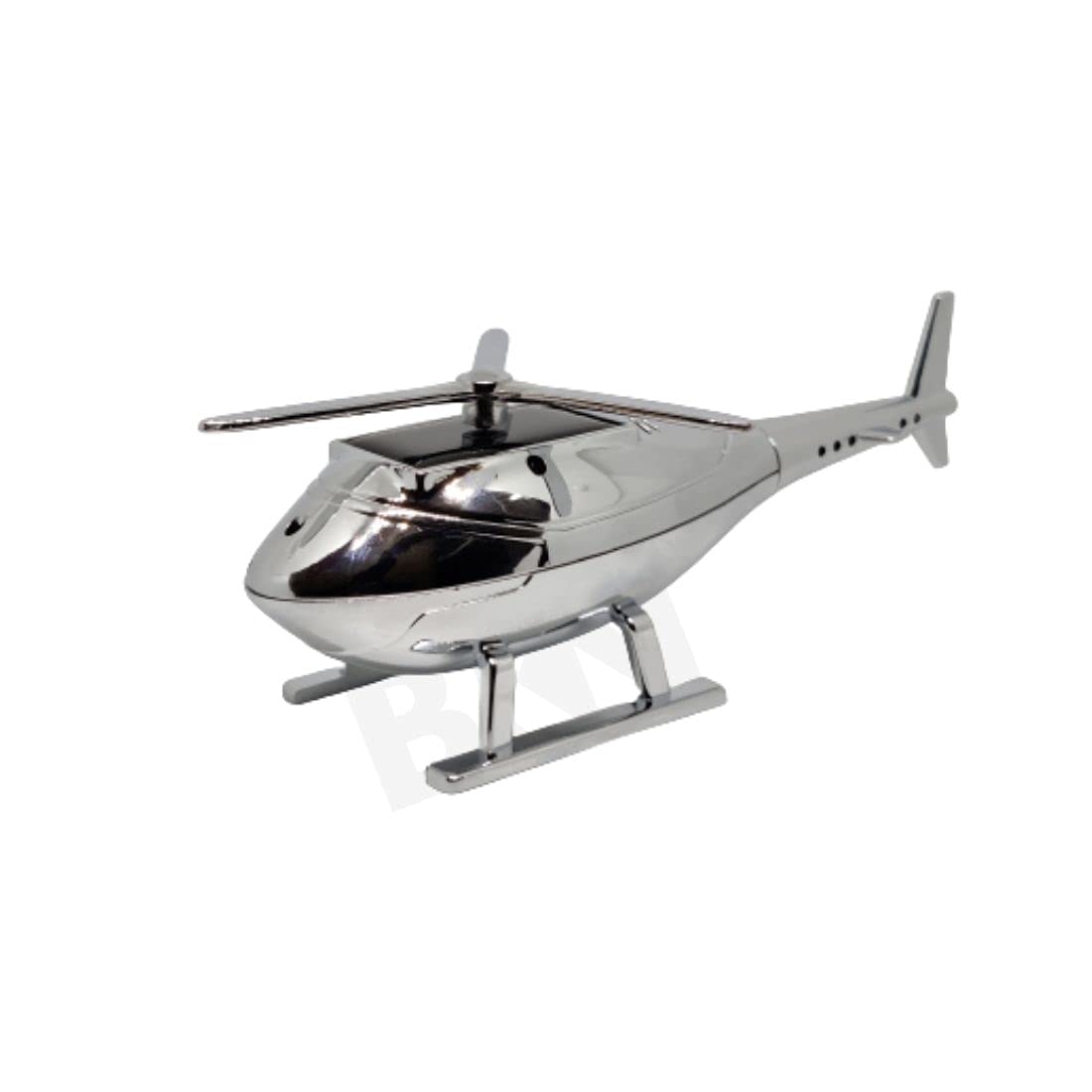 BKN® New Aroplane Solar Car Air Freshener Aromatherapy Car Interior Decoration Accessories Perfume Diffuser (Black_Silver, Random)