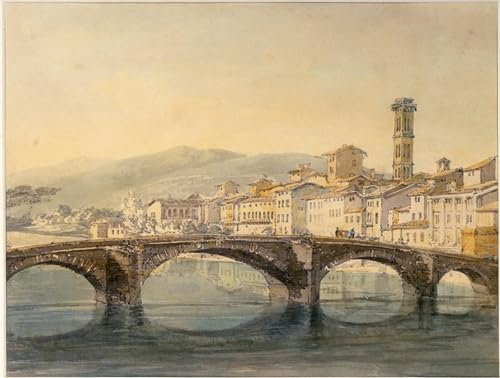 Toile de Florence par William Turner pour une décoration de salon chaleureuse