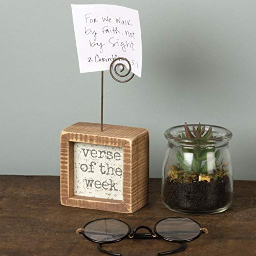 Primitives-by-Kathy-38511-Inset-Photo-Holder-Block-3×3-Verse-of-The-Week Primitives by Kathy 38511 Inset Photo Holder Block 3×3 Verse of The Week