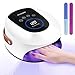 NAVANINO Professionelle LED UV Nagellampe für Maniküre/Pediküre 96W, Nagelofen mit automatischem Startsensor und LCD-Display, 4 Timer (30/60/90/120s), Maniküre zu Hause und im Salon