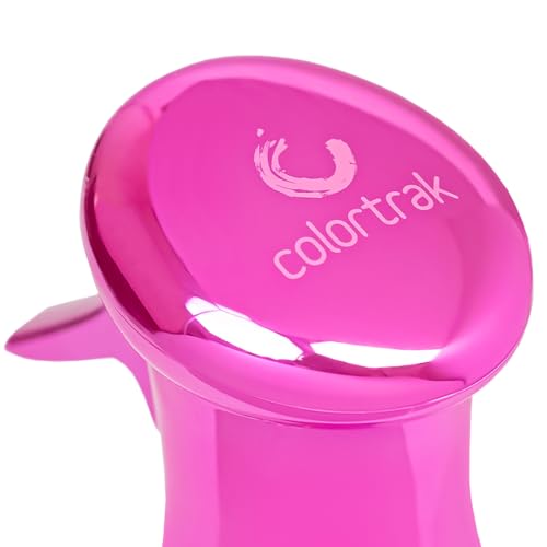 Colortrak Luminous Spray Bottle, 250ml/8.5oz Bottle with Full 360° Distribution, Easy-Use Pump, Quick View Window to Monitor Water Level, Eco-Friendly, Pink/Purple3